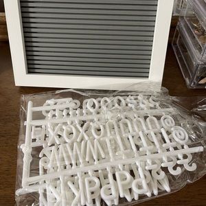 Letter Board with Letters